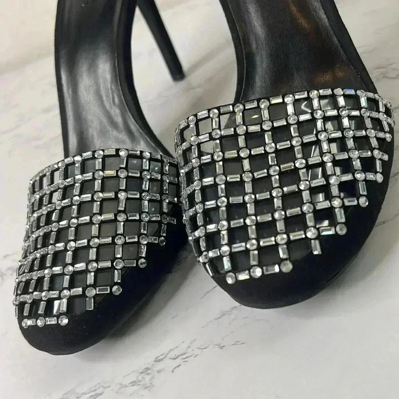 INC Womens Black Jaspen Round Toe Stiletto - Picture 4 of 10